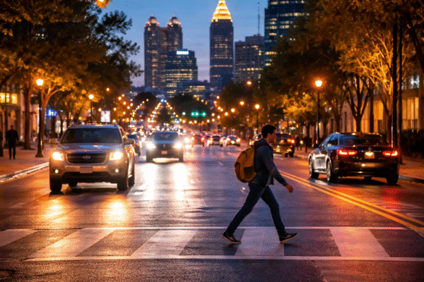How Georgia’s Shorter Days Increase Pedestrian Accident Risks