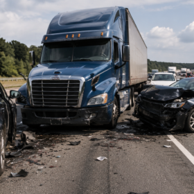 What Happens When a Commercial Truck Causes a Multi-Vehicle Crash on Georgia Highways