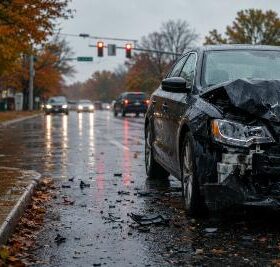 Fall Rain Car Accidents in Georgia: What Wet Roads Mean for Injury Claims
